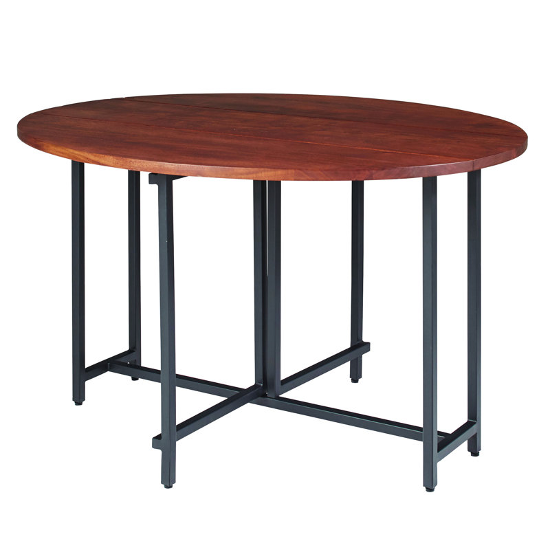 Brayden Studio® Dematteo Drop Leaf Trestle Dining Table Wayfair